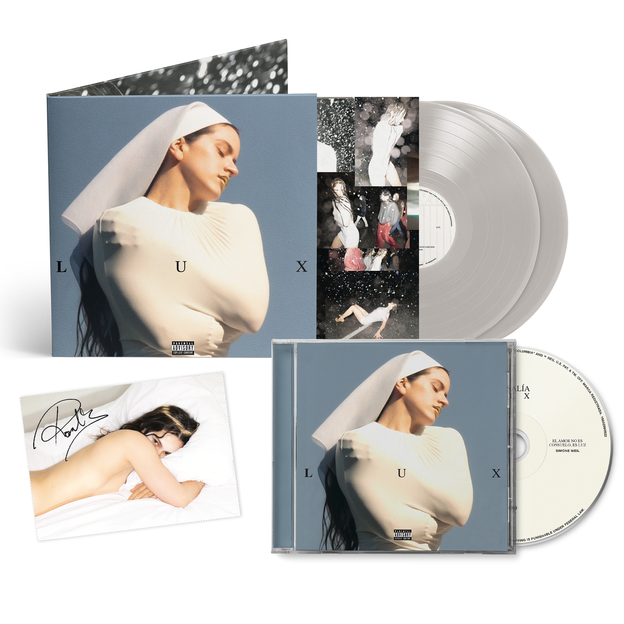 LUX Vinyl & CD with Limited Edition Signed Postcard