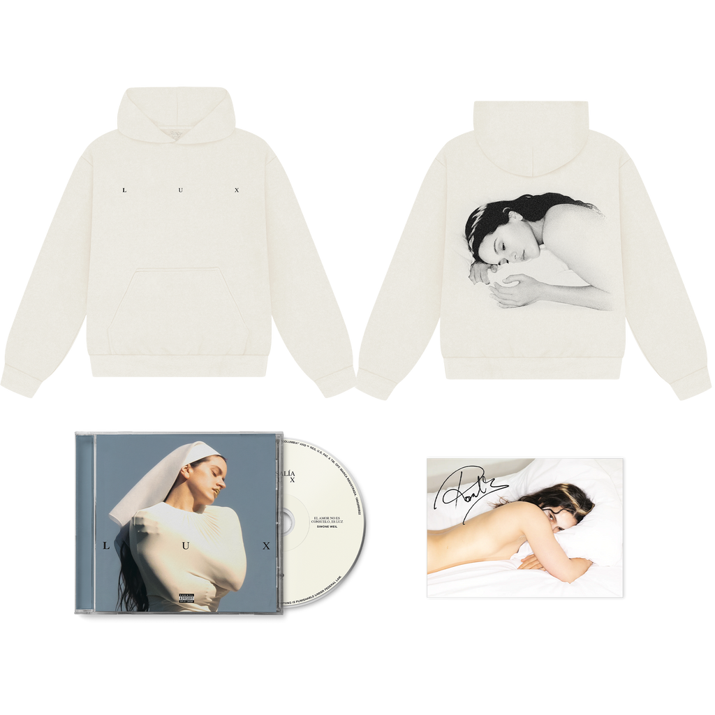 LUX Photo Hoodie & CD with Limited Edition Signed Postcard