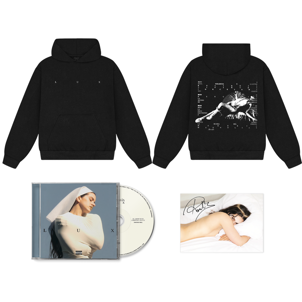 LUX Logo Hoodie & CD with Limited Edition Signed Postcard
