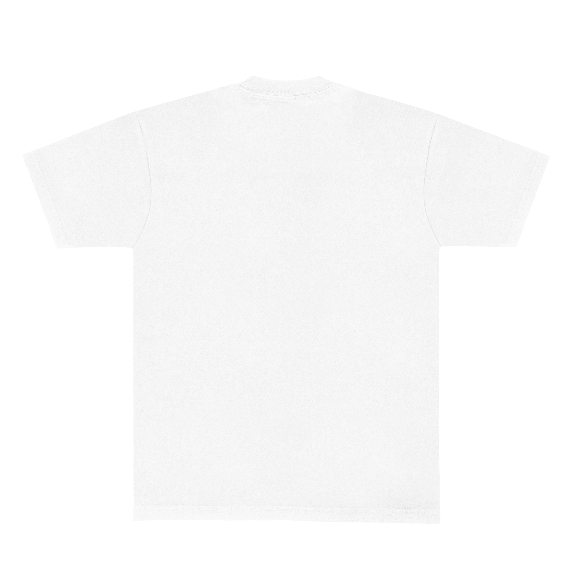 Back of a white t-shirt 