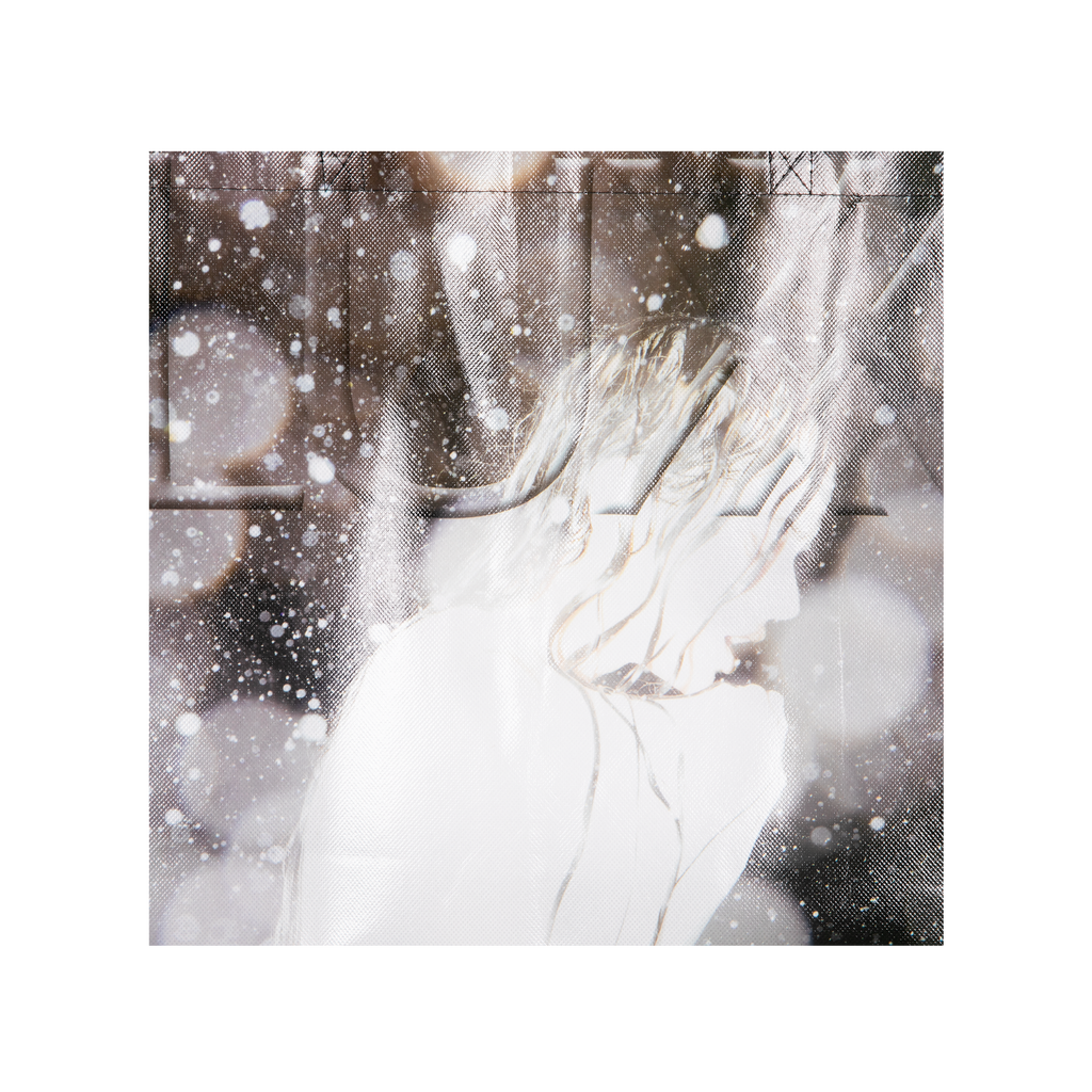 Rosalia in a snowy landscape with blurred background